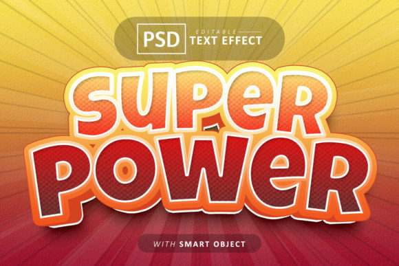 Download Super Power Cartoon Style Text Effect - Cartoon Collection